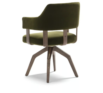 VALLE - Swivel chair by Natuzzi Italia - view 3